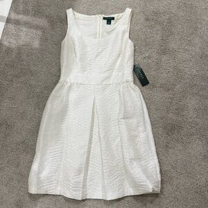 Ralph Lauren Summer White Dress Size 8